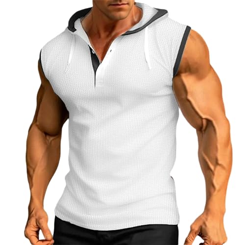 Camiseta sin mangas para hombre de entrenamiento diario en el gimnasio