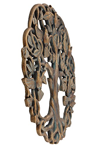 Old River Outdoors Tree of Life/Birds of Peace Wall Plaque 11 5/8 Inch Decorative Celtic Dove Garden Art Sculpture - Thumbnail 3