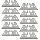 10 x Trapezklingen Messer,Trapezklinge,Ersatzklingen Cuttermesser,Ersatzklingen Cuttermesser,Sicherheitsmesser-52 x 19 x 0,6 mm