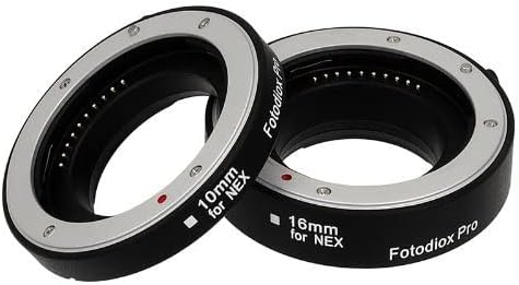 Fotodiox Tubo de Extensión Macro Automático para Sony E-Mount miniatura 2