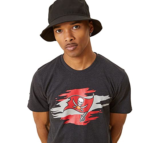 Camiseta New Era NFL Tear Logo con estampado gráfico resistente y cuello redondo 3