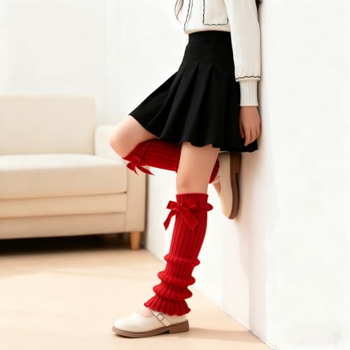 Image of 2 Pcs Leg Warmers Y2k, Leg Warmers, Y2k Accessories, Cute Kawaii Cream Legwarmers for Women Winter