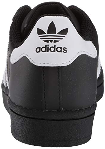 adidas Originals Men's Super-Star Sneaker, Black/Black/Black, 113