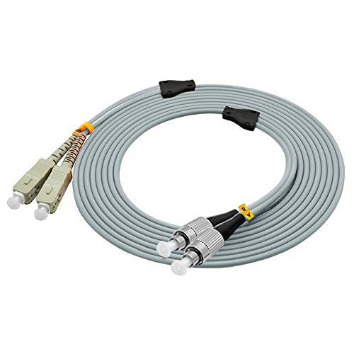 Cable de fibra óptica duplex blindado OM2 de 200 metros con conectores SC a FC 3