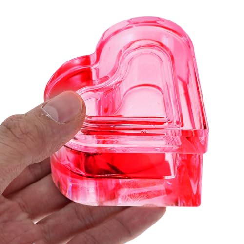minkissy 2 Piezas Recipiente de Vidrio para Nail Art con Tapa miniatura 3