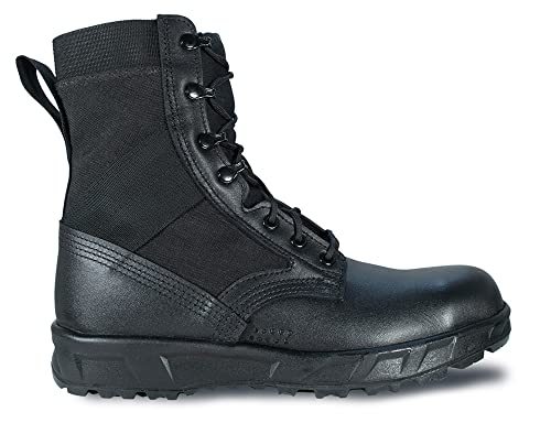 Mcrae T2 Ultra Light Hot Weather Tactical Boot, Black Full Grain, 10 Wide #TOP3