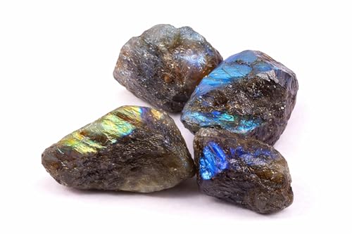 Image of Natural Labradorite Crystal Stone 100 Grams for Reiki Healing, Meditation, Manifestation & Chakra Balancing | Raw Healing Crystal for Spiritual Protection & Home Decor