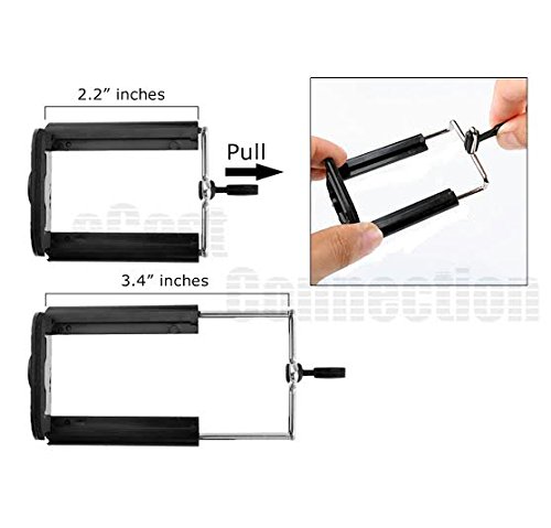 Pro Series 72" Inch Monopod W/Quick Release + Wireless Remote + Universal Tripod Mount For All Iphone (Pro, Max, Mini, Plus) 13, 12, 11, Xs, Xr, 8 7 Se & Other Smartphones + Ecost Microfiber Cloth #TOP4