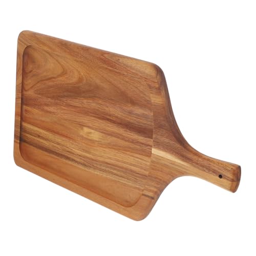 Cabilock Versatile Wood Serving Dish Steak Plate Wooden Board for Serving Home Food Wooden Trays Kitchen Helper