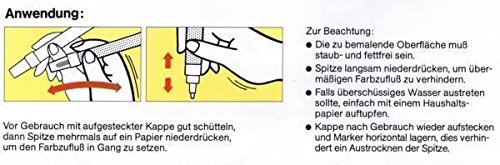 HKR-Welt ZIG Kreidemarker Illumigraph 15mm - 5 wasserlösliche Marker gelb