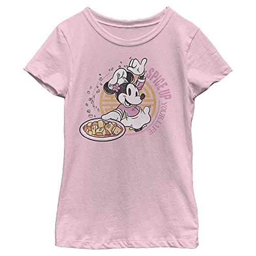 T-shirt Disney fille taille M vêtement rose pastel à manches courtes pour fillette