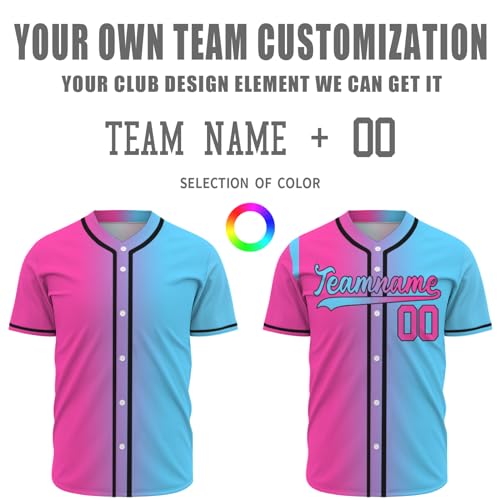 Custom Baseball Jersey Personalized Text&Logo Softball Uniforms Button Down Sports Uniform for Men Women Kids miniatura 4