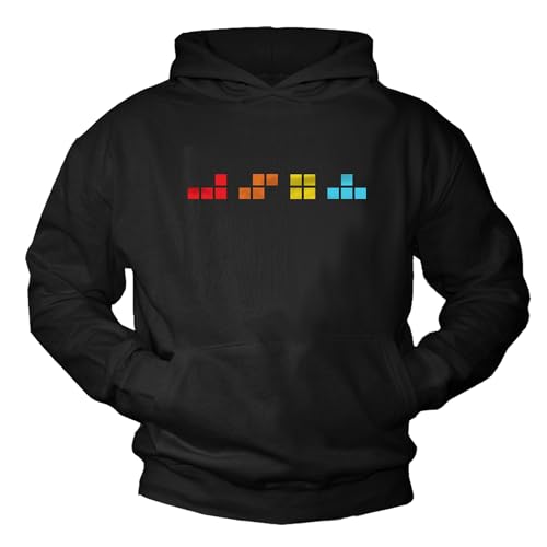 Sweatshirt gamer makaya pour soirée rétro hoodie geek décontracté années 80