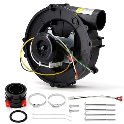 Hipoilk Furnace Draft Inducer Blower Motor Assembly Replaces Goodman 0171M00001S 22307501 Jakel J238-150-15293 Rotom FB-RFB501 Goodman Furnace Parts