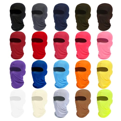 Image of 20 PCS Balaclava Ski Mask for Men Women, UV Protection Motorcycle Balaclava