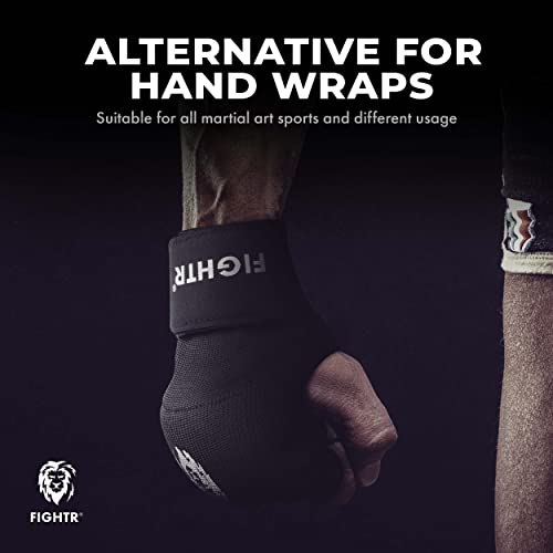 FIGHTR® Premium Gel Inner Gloves - Quick Wrapping & More Stability | Gel Hand Wraps for Boxing, MMA, Muay Thai, & Martial Arts | with Long Wrist Wrap - Thumbnail 5
