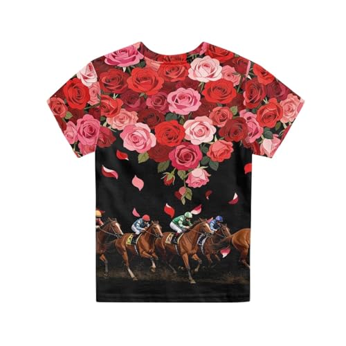 Image of Kids Graphic T-Shirt Boys Girls Novelty Tees Top Short Sleeve Shirts Summer Blouses 3-16
