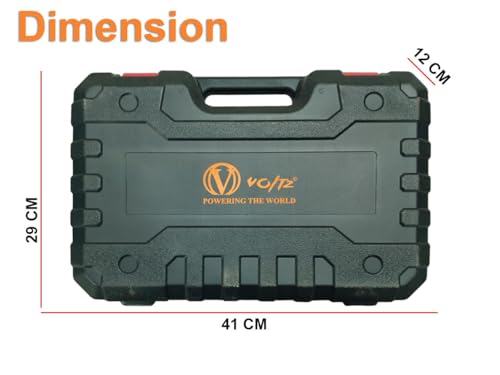 Image of VOLTZ VZ-RH26 Rotary Hammer with 3 Modes, 1300W, Copper Armature, SDS Plus Chuck :26 mm, 950 RPM, Impact Energy 3J with Vibration Control Selector with Forward /Reverse Switch