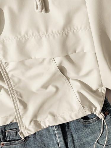 Cozy Apricot Hooded Jacket: The Perfect Fall Companion in X-Small - Image 5