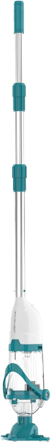 Pool Vacuum for Above Ground Pool, 18.5 GPM Suction, 90 Min Runtime, Cordless Handheld Rechargeable Pool Cleaner