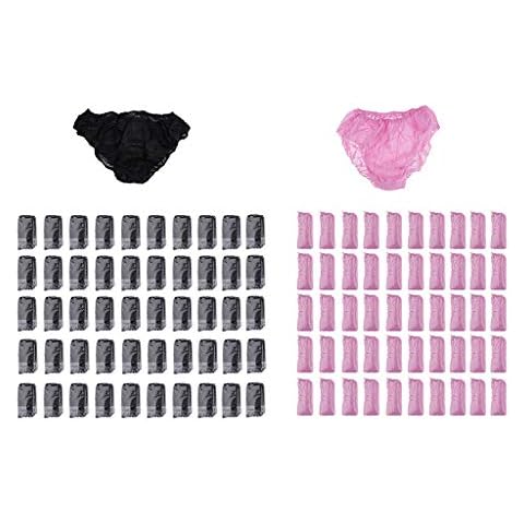 Baoblaze 100 Pièces Sous-vêtements Jetables Cover
