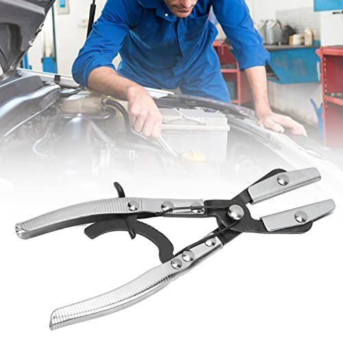 Hose Pinch Off Plier, Pipe Pinch Off Plier Ratcheting Jaws Swiveling, Automatic Locking Ratcheting Jaws Universal For Automobile Radiator Brake Coolant Pipes(10 Inches) #TOP1