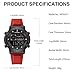 NAVIFORCE Fashion Men Digital Wrist Watch Military Waterproof Sports Chronograph Watches for Men with Alarm/LED Backlight