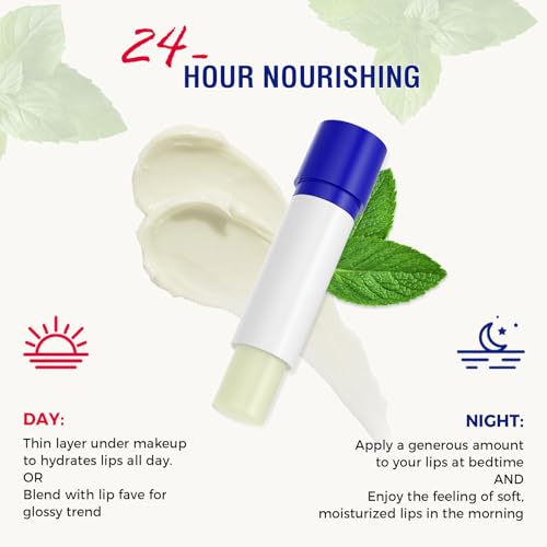 image for OUKEYA 3PCS Medicated Lip Balm Hydrating w/Petrolatum,Shea Butter, Bee