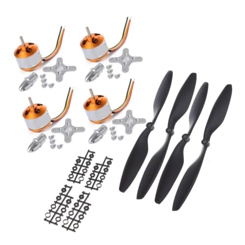 Moteur sans balais A2212 et hélices 10x4.5 pour filmer en drone quadricoptère