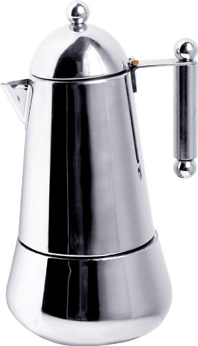 BC-40107 4-Cup Espresso Maker, Full, Stainless Steel