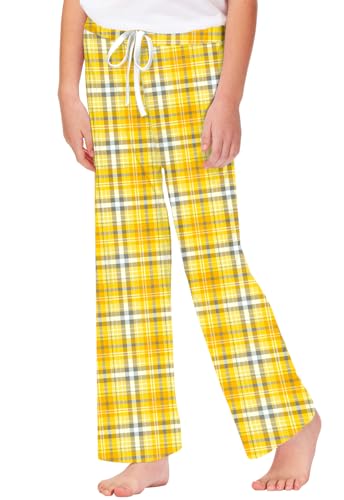 Image of Remimi Girl Boy Plaid Pants Drawstring Summer Casual Loose Bottoms 5-14 Years