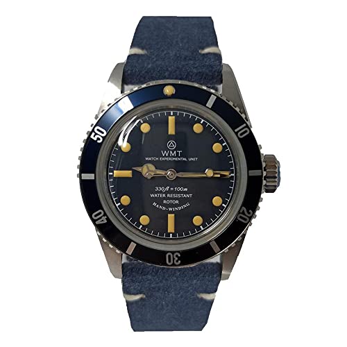 W.MT Sea Diver Orologio Automatico Unisex In Acciaio – Quadrante Blu Mare, Movimento Giapponese Miyota, Cassa 38mm, Edizione Limitata - 4