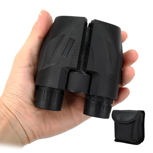 Binoculares compactos 10x25 para adultos y niños miniatura 1