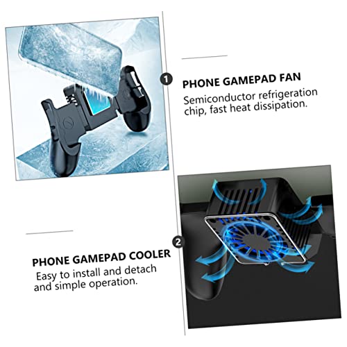 WOONEKY Gamepad for Cooler Mute Auxiliary Handy Semiconducting Mobile Home Joystick Shooter Radiator