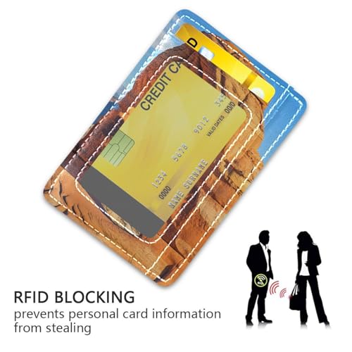 Arches National Park in Utah leather wallet slim With Cash Slot RFID Blocking card case wallet for Men and Women3
