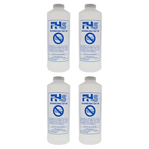 FHS SmokeLess Regular Car Oil, 1 Quart, 4-Pack Cover