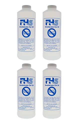 FHS SmokeLess Regular Car Oil, 1 Quart, 4-Pack