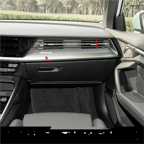 Moldura de consola central para A3 8Y 2021 LHD que protege el panel 6