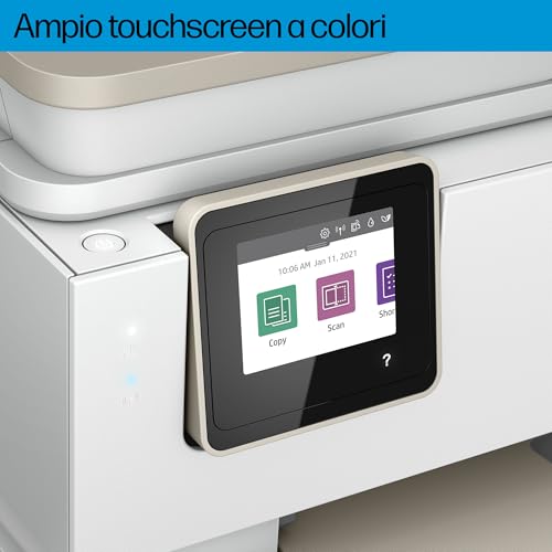 HP Envy Inspire 7924e 349W0B, Stampante Multifunzione a Getto d'Inchiostro A4 a Colori, Fronte/Retro Automatico, 22 ppm, Wi-Fi, HP Smart, 6 Mesi di Inchiostro Instant Ink Inclusi con HP+, Tortora - 7