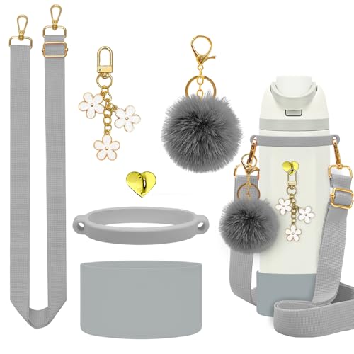 TQONEP Owala�E�H�[�^�[�{�g���p�A�N�Z�T���[ 64�I���X 32�I���X�A���߉\�ȃn���h���X�g���b�v�A�t���V�V�{�[���A�t�����[�`���[���A���o�[�����O�A�n�[�g�^�t�b�N�A�`���[���ASiliocne�u�[�c FreeSip 24�I���X 32�I���X(�O���[�A