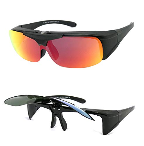 VeryHobby Polarized Flip Up Fit Over Sunglasses