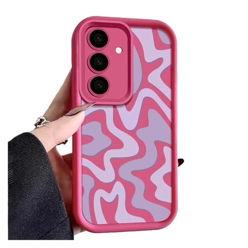 �Ȗ͗l�̓d�b�P�[�X�ASamsung�AGalaxy A56 A16 A17 A36 A26 A55 A54 A15 A35 5G S25 Edge S24 S23 S22 Ultra S24 S25 FE �J�o�[�ɑΉ�(Hot Pink,For Samsun