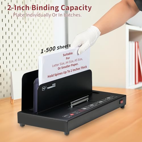 Binditek BK-TMC-LTR/A4-500BC-3TEMP-MTL Thermal Binding Machine thumb #1