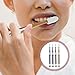 Healvian 4Pcs Silicone Toothbrushes Soft Bristles Toothbrush Soft Nano Toothbrush Sensitive Gums Manual Toothbrush Protection Gum Care Toothbrush for Adults Teenagers