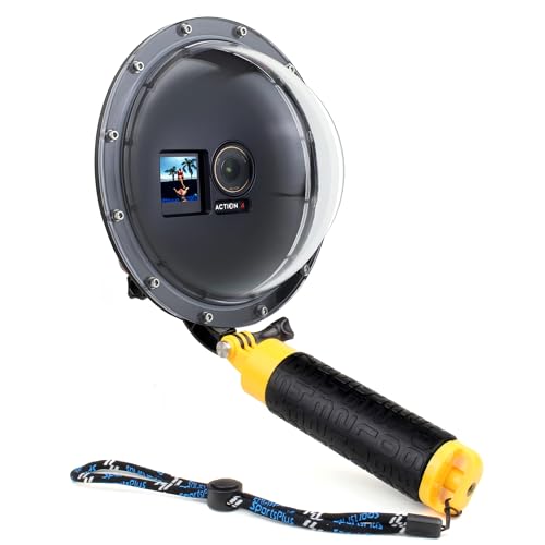 Evita fotos borrosas bajo el agua con esta cúpula para DJI Osmo Action 5 con carcasa de 45m