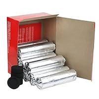 NKlaus Räucherkohle 10 Rolle Ø 40mm 100 Kohletabletten schnellzündend Naturkohle Selbstzünderkohle Shisha Schnellanzünder aus Griechenland 1119