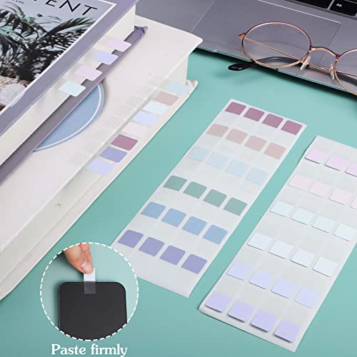 Image of 480 Pcs Sticky Index Tabs, Colored Book Sticky Tabs for Notebooks, Repositionable Page Tabs for Notebooks File Classification,12 Colors (0.5x1inch)