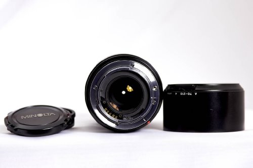 Minolta Maxxum AF 70-210mm F/4 Telephoto Zoom Lens FOR ALPHA A Mount DSLR SLR (Renewed)