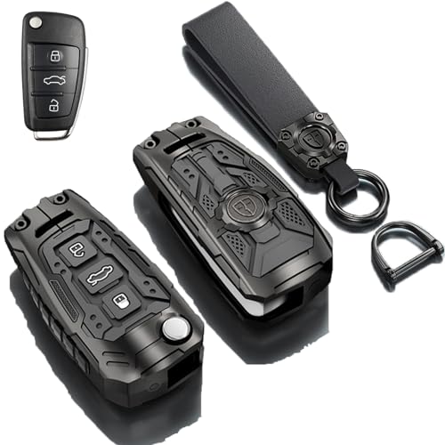 Coque de clé Audi modèle C protection complète métal lourd