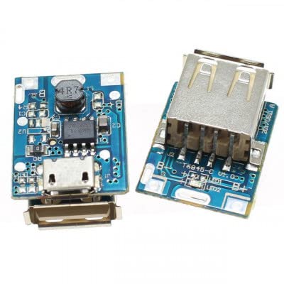 Image of QBM 5V Step-Up Power Module Lithium Battery Charging Protection Board USB For DIY Charger 134N3P (Pack of 1)
